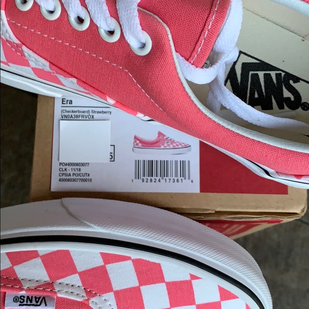 Vans Era Checkerboard Strawberry WMNS - Picture 6 of 16